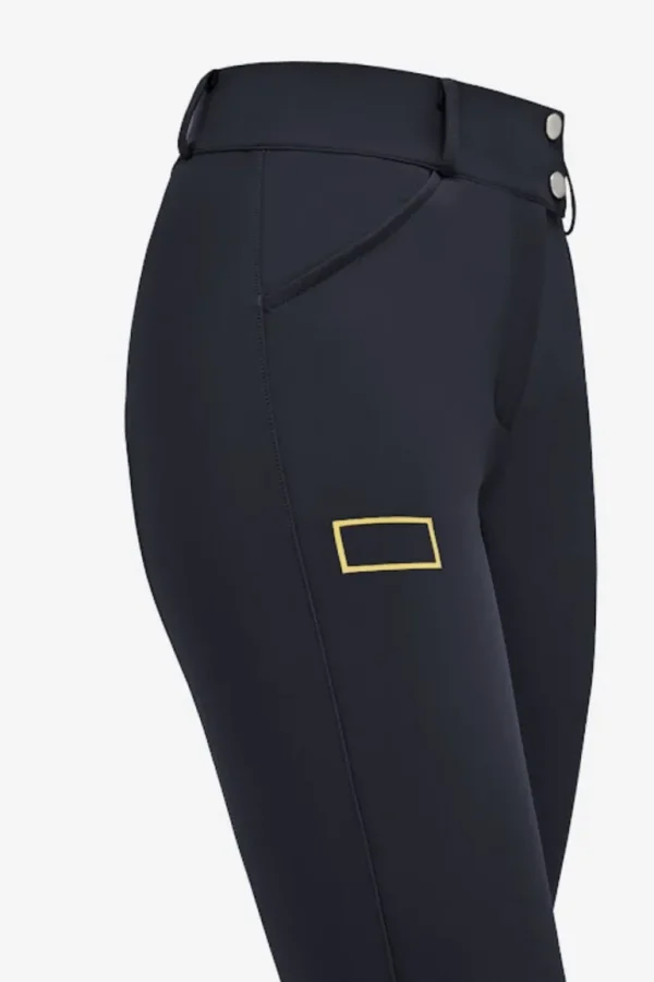 High Waist Full Grip Breeches - Black