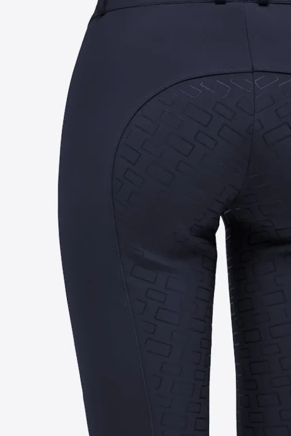 High Waist Full Grip Breeches - Navy