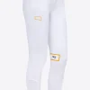 High Waist Full Grip Riding Breeches - White