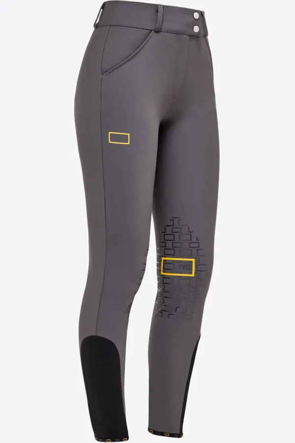 High Waist Riding Breeches - Grey