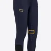 High Waist Riding Breeches - Navy