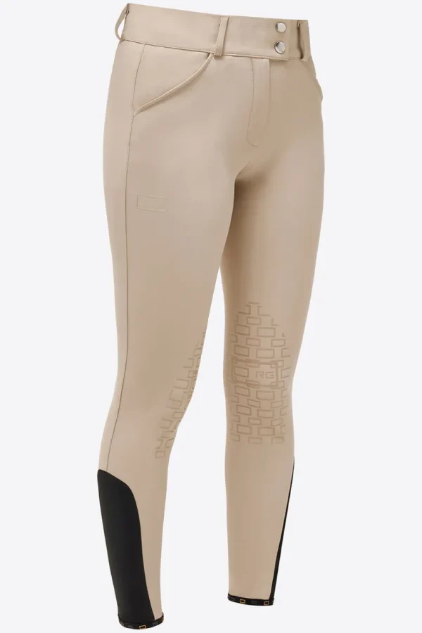 High Waist Riding Breeches - Beige