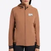 Hooded Softshell Jacket - Rust