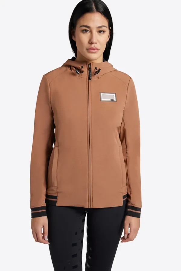 Hooded Softshell Jacket - Rust