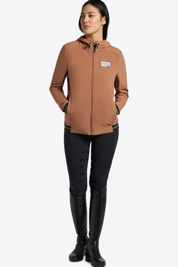 Hooded Softshell Jacket - Rust