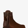 Inclement Cropped Tassel Boot - Dark Oak