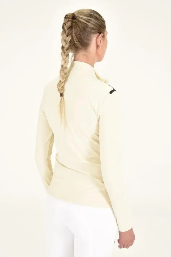 Jersey Fleece Half Zip - Sand