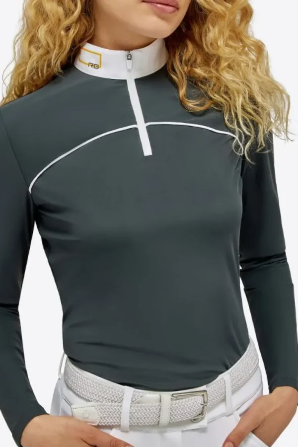 Jersey Long Sleeve Competition Shirt - Graphite Grey