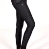 Jersey Mesh Pocket Full Grip Tights - Black