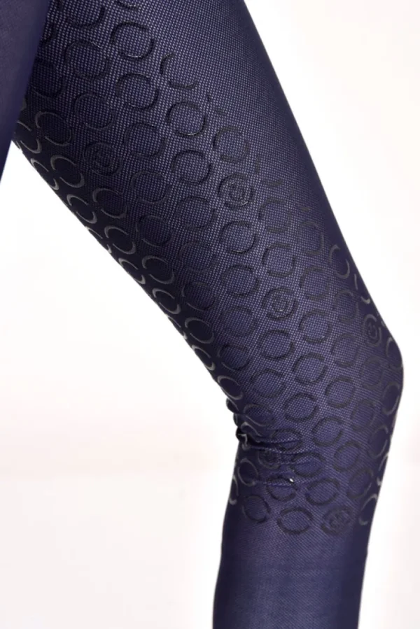 Jersey Mesh Pocket Full Grip Tights - Royal Blue