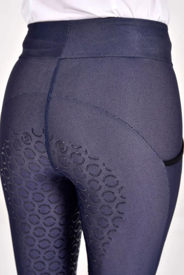 Jersey Mesh Pocket Full Grip Tights - Royal Blue