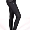 Jersey Mesh Pocket Tights - Black