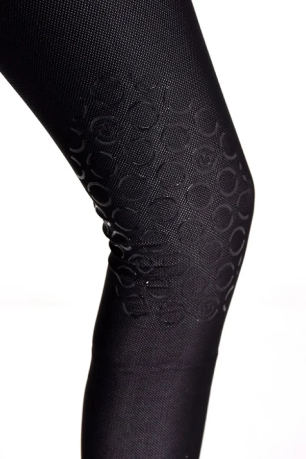 Jersey Mesh Pocket Tights - Black