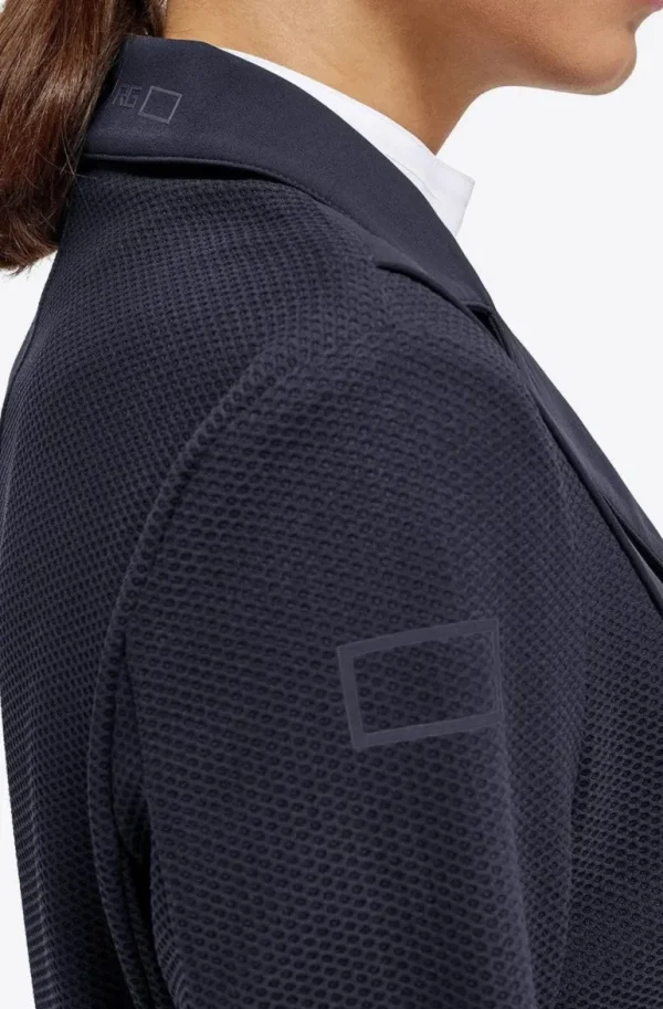 Jersey Mesh Riding Jacket - Navy/Navy