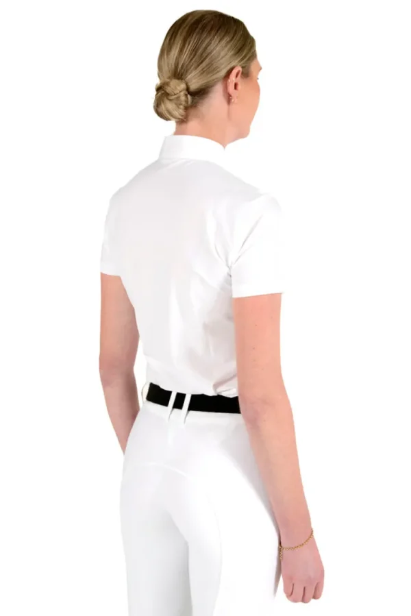 Jersey Short Sleeve Competition Polo - White