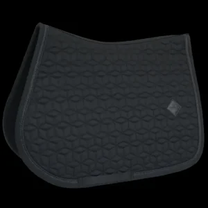 Jump Saddle Pad Glitter Rope - Black