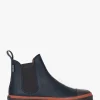 Jump Waterproof Leather Boot - Navy