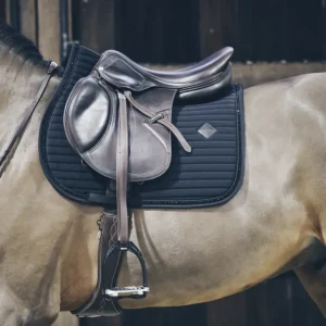 Jumping Saddle Pad Pearls - Black