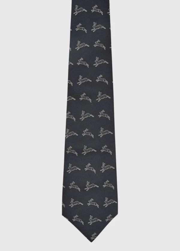 Lacken Silk Tie - Navy