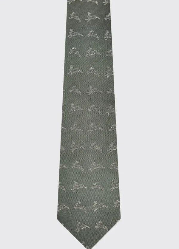 Lacken Silk Tie - Olive