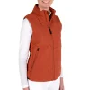 Lightweight Puffer Vest - Terracotta