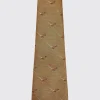 Madden Silk Woven Tie - Gold