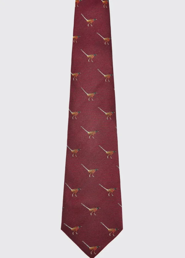 Madden Silk Woven Tie - Merlot