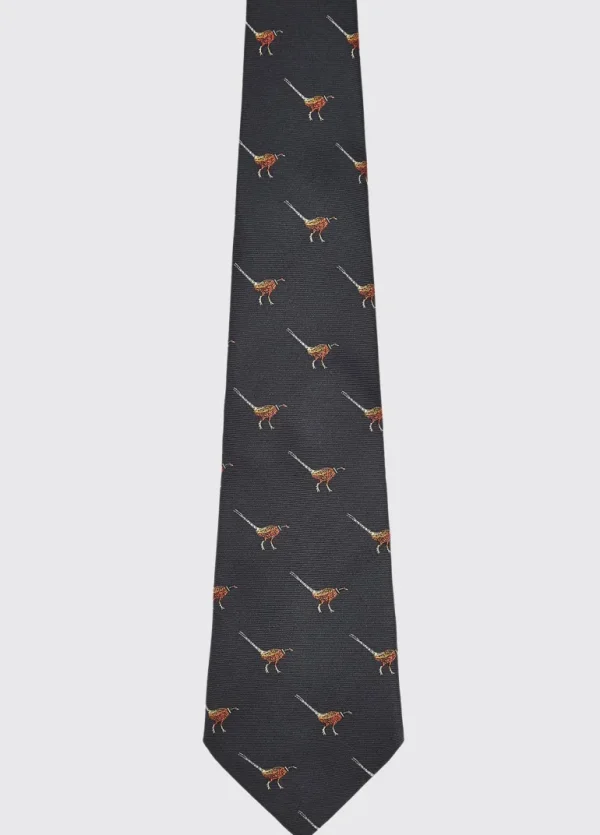 Madden Silk Woven Tie - Navy