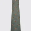 Madden Silk Woven Tie - Olive