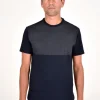 Men's CT Stripe Logo Cotton T-Shirt - Navy