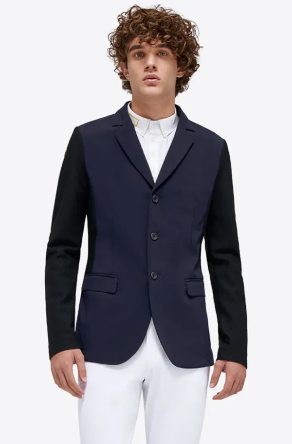 Men's Jersey Mesh Riding Jacket - Navy