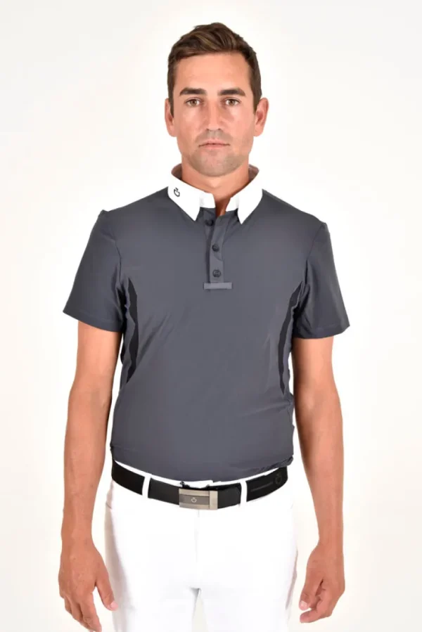 Men's Short Sleeve Tech Polo - Grey