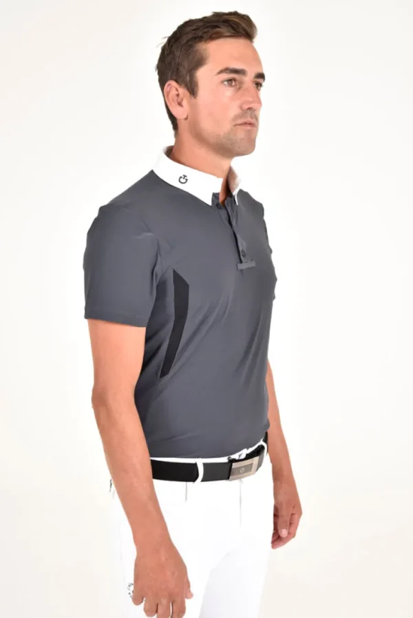 Men's Short Sleeve Tech Polo - Grey