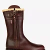 Midcalf Lined Tassel Boot - Conker