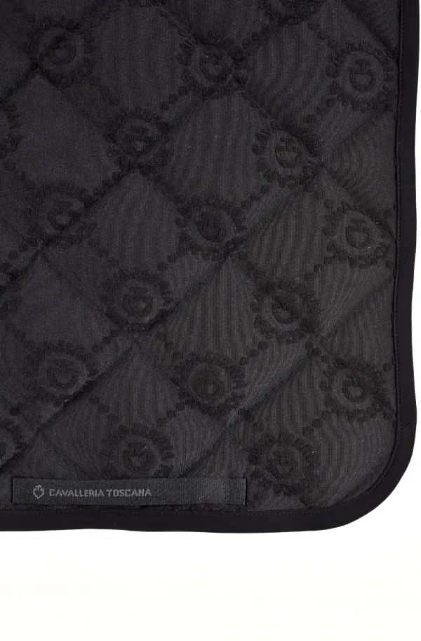 Mini CT Orbit Jacquard Dressage Pad - Black