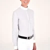 Mini Orbit Flock Long Sleeve Shirt - Pearl Grey