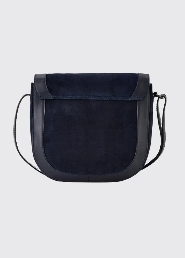 Monart Suede Saddle Bag - French Navy