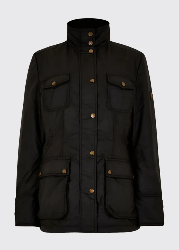 Munsbro Waxed Cotton Jacket - Black