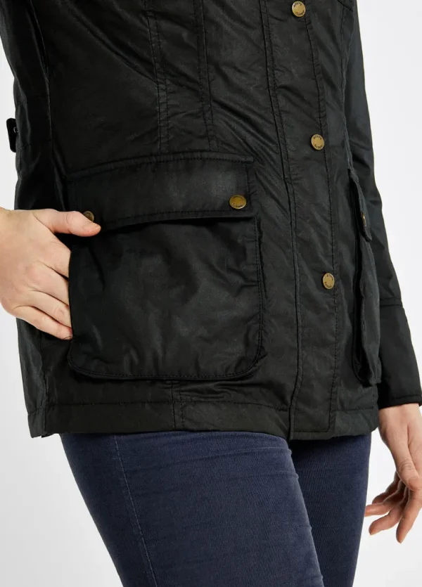 Munsbro Waxed Cotton Jacket - Black