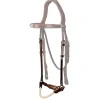 New English Rope Crank Drop Noseband - Brown