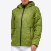 Nylon Hooded Puffer Jacket - Forest Green