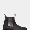 Oscar Leather Boot - Black/Gunmetal