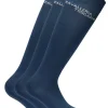 3 Pack Logo Socks - Navy