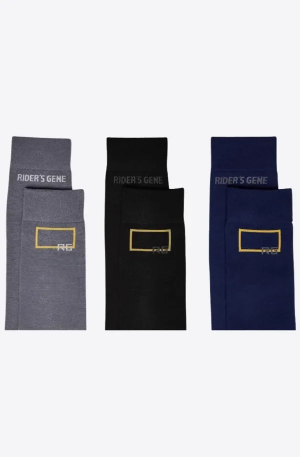 3 Pack Socks - Grey/Black/Navy