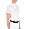 Perforated Short Sleeve Competition Polo - White