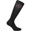 Pop Art Jacquard Socks - Black/Dusty Rose