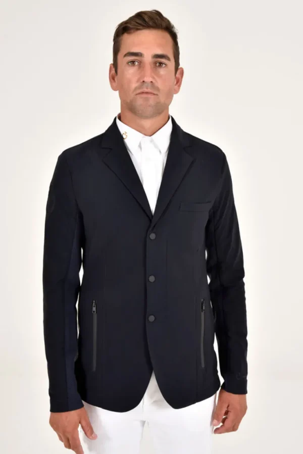 R-Evo Tech Knit Zip Men's Jacket - Navy