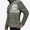 RG Quilted Puffer Jacket - Dusty Olive