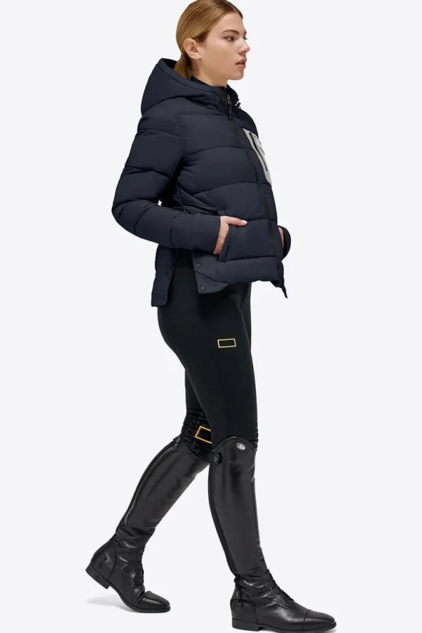 RG Quilted Puffer Jacket - Navy