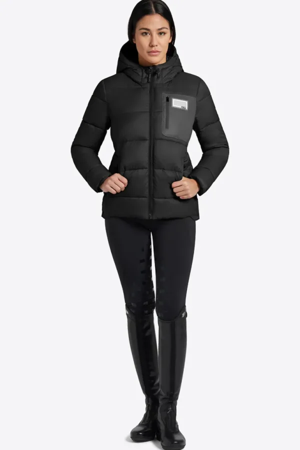 RG Quilted Puffer Jacket - Black